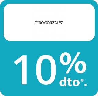 No acumulable a promociones o rebajas