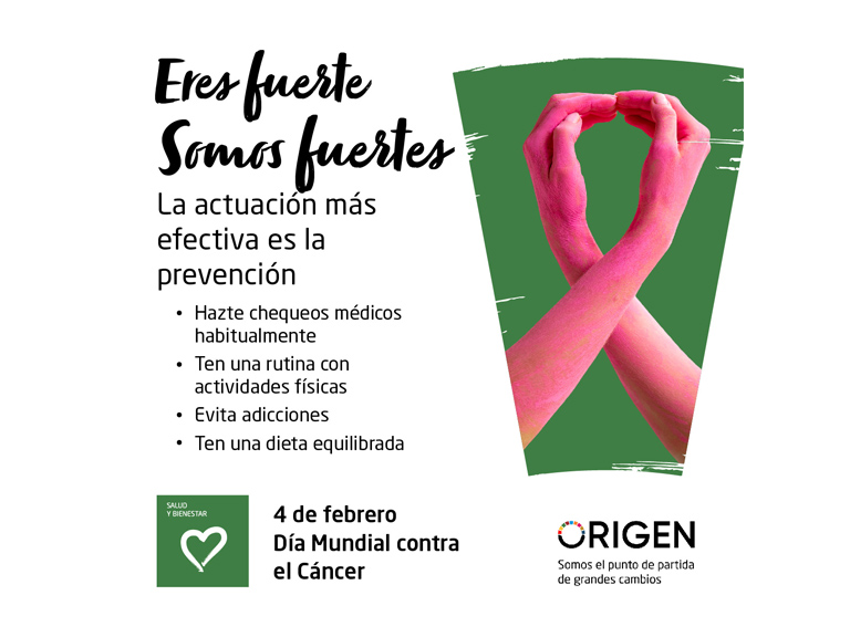 DÍA MUNDIAL CONTRA EL CÁNCER 2024: 4 febrero