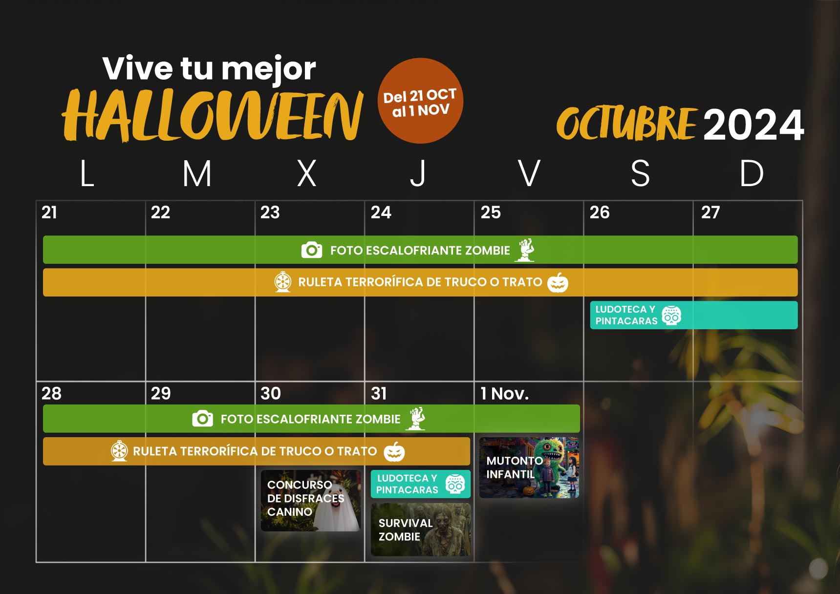 Calendario Halloween