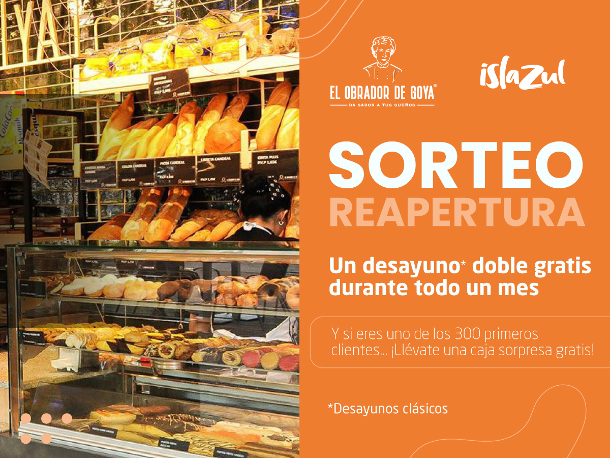 Obrador de Goya vuelve a Islazul… ¡con sorteo y sorpresas para los más madrugadores!