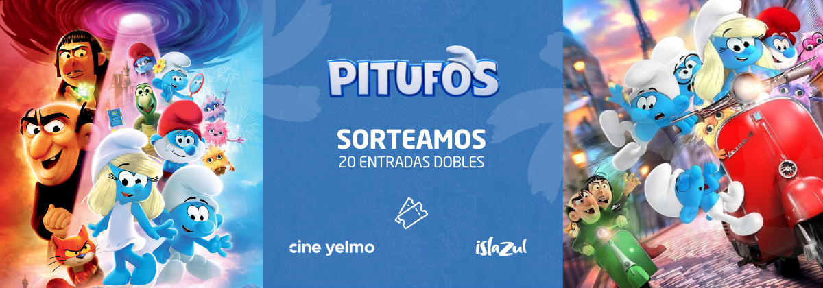 Sorteo exclusivo de 20 Entradas Dobles para la Nueva Película de Pitufos