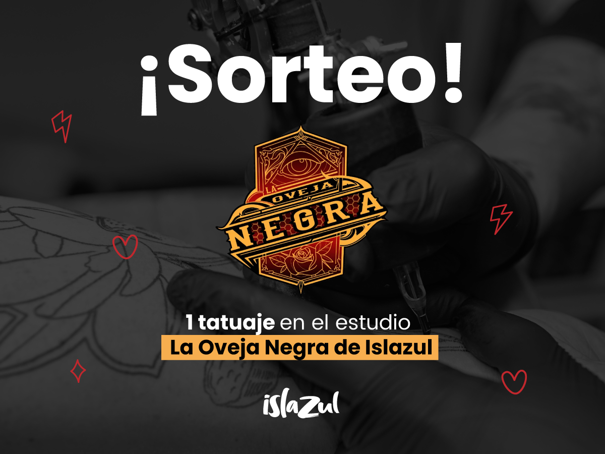 Sorteo exclusivo de 1 tatuaje real valorado en 100€ en La Oveja Negra Islazul