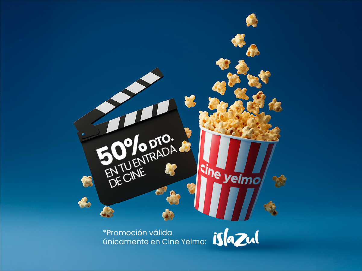 ¡Cine al 50% solo en Islazul con Cine Yelmo!