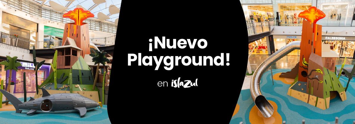 🎉 ¡Explosión de diversión en Islazul! Estrenamos un nuevo Playground volcánico 🌋✨