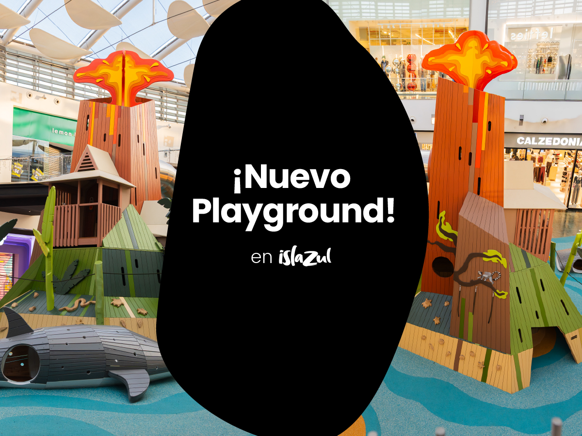 🎉 ¡Explosión de diversión en Islazul! Estrenamos un nuevo Playground volcánico 🌋✨