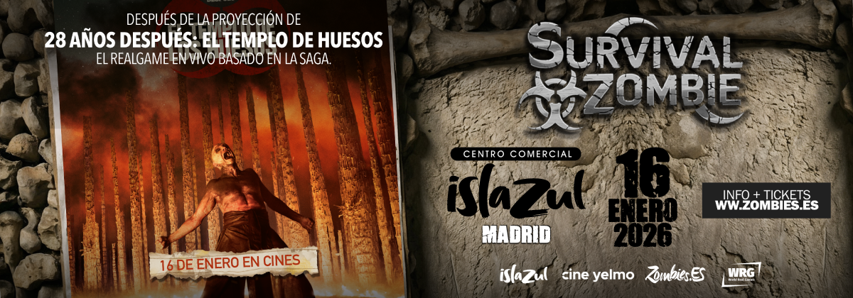 ¡Vive una noche de cine y adrenalina en Islazul con Survival Zombie: El Templo de los Huesos!
