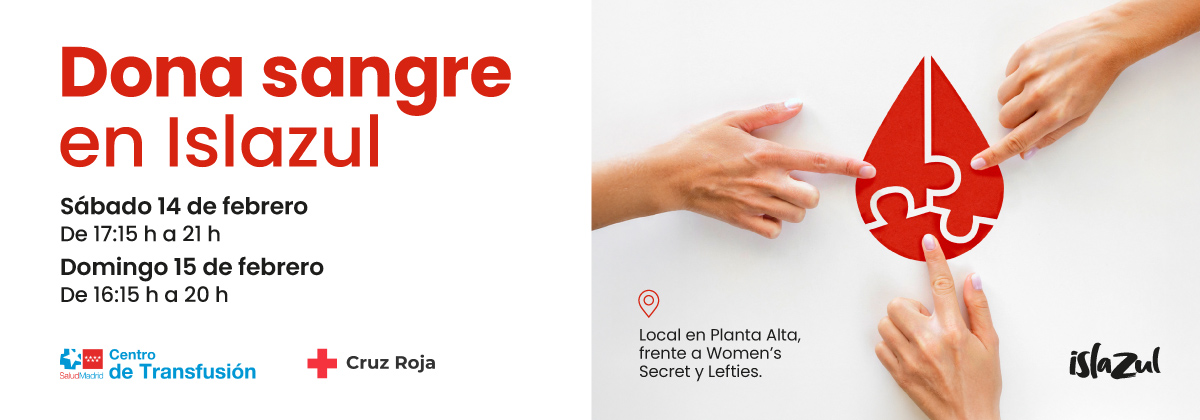 Salva vidas con Cruz Roja y al Centro de Transfusión de la Comunidad de Madrid