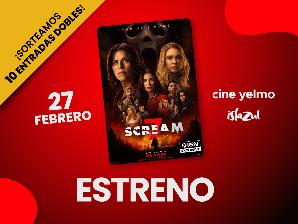 ¡Sorteo de entradas dobles para Scream 7 en Islazul!