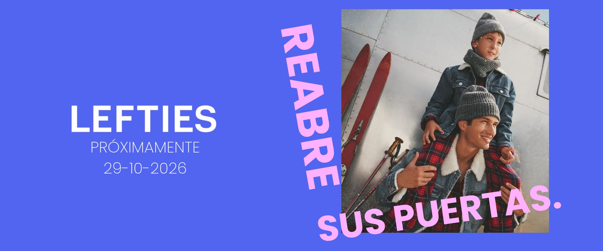 Lefties reabre el 29 de octubre, con una tienda renovada y con más de 2.000 m2 de superficie